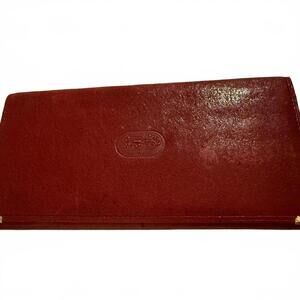 Carriage 1978 Red Leather Wallet